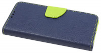 cofi1453® Buch Tasche "Fancy" kompatibel mit SAMSUNG GALAXY S20 FE (G780F) Handy Hülle Etui Brieftasche Schutzhülle mit Standfunktion, Kartenfach Blau-Grün