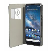 cofi1453® Buch Tasche "Smart" kompatibel mit NOKIA 8.3 5G Handy Hülle Etui Brieftasche Schutzhülle mit Standfunktion, Kartenfach