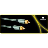 Schwaiger AINSTEIN High-End-Kabel Audio Cinch Kabel 1,0 m Cinch Stecker auf Cinch Stecker Audio-Verbindungskabel