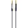 Schwaiger AINSTEIN Premium Audio Anschlusskabel 3,5 mm Buchse Aux KabelBuchse Stecker an Buchse Stecker 1,5 m Space Grau