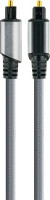 Schwaiger Ainstein Premium Lichtwellenleiter Anschlusskabel mit 2x TOSLINK Stecker Digital Audio Kabel Male 1M