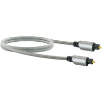 Schwaiger Ainstein Premium Lichtwellenleiter Anschlusskabel mit 2x TOSLINK Stecker Digital Audio Kabel Male 1M