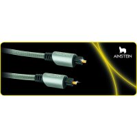 Schwaiger Ainstein Premium Lichtwellenleiter Anschlusskabel mit 2x TOSLINK Stecker Digital Audio Kabel Male 1M