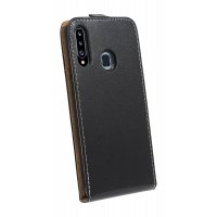 cofi1453® Flip Case kompatibel mit Samsung Galaxy A20S (A207F) Handy Tasche vertikal aufklappbar Schutzhülle Klapp Hülle Schwarz