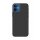 cofi1453® Silikon Hülle Basic kompatibel mit iPhone 12 Mini Case TPU Soft Handy Cover Schutz Matt-Schwarz