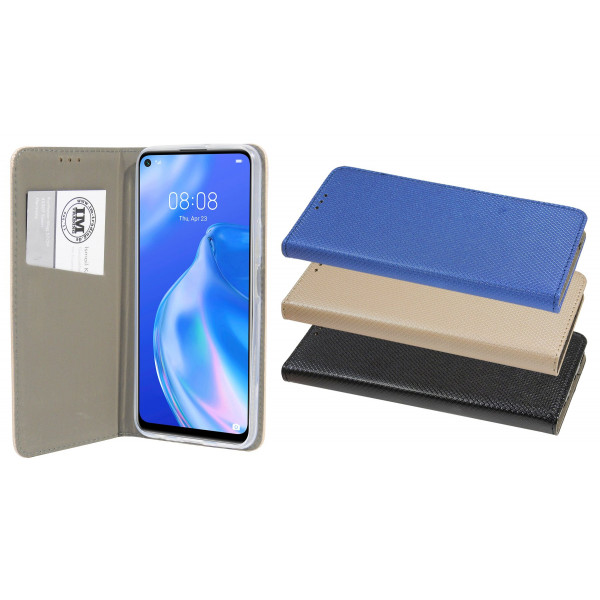 cofi1453® Buch Tasche "Smart" kompatibel mit HUAWEI P40 LITE 5G Handy Hülle Etui Brieftasche Schutzhülle mit Standfunktion, Kartenfach