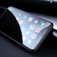 cofi1453® Full-screen Privacy Schutzglas 5D Hartglas Blickschutz kompatibel mit iPhone 12 Pro schwarz Schutzfolie Display Glas