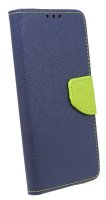 cofi1453® Buch Tasche "Fancy" kompatibel mit HUAWEI P SMART 2021 Handy Hülle Etui Brieftasche Schutzhülle mit Standfunktion, Kartenfach Blau-Grün