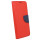 cofi1453® Buch Tasche "Fancy" kompatibel mit HUAWEI P SMART 2021 Handy Hülle Etui Brieftasche Schutzhülle mit Standfunktion, Kartenfach Rot-Blau