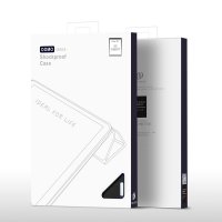 Dux Ducis Buch Tasche Hartschale mit Smart Sleep Standfunktion kompatibel mit SAMSUNG GALAXY TAB S7+ 12,4" Tablet Hülle Etui Brieftasche Schutzhülle Schwarz
