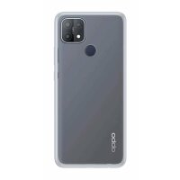 cofi1453® Silikon Hülle Basic kompatibel mit Oppo A15 Case TPU Soft Handy Cover Schutz Transparent