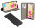 cofi1453® Buch Tasche "Smart" kompatibel mit LG K52 Handy Hülle Etui Brieftasche Schutzhülle mit Standfunktion, Kartenfach Schwarz