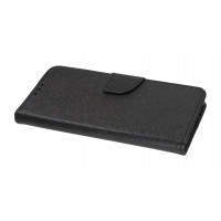 cofi1453® Buch Tasche "Fancy" kompatibel mit LG K62 Handy Hülle Etui Brieftasche Schutzhülle mit Standfunktion, Kartenfach Schwarz
