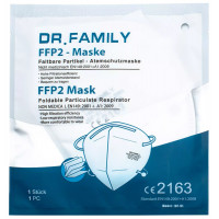 5x Dr.Family FFP2 Atemschutzmaske 5 Lagig Mundschutz Maske CE 2163 Zertifikat