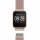 Forever Forevigo Fitness Tracker Wasserdicht IP67 Multi-Sport-Funktion Armband Uhr Bluetooth Smart Watch Schrittzähler Pulsmesser Schwarz kompatibel mit Anrdoid iPhone Rosa