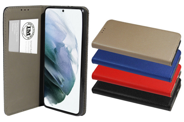 cofi1453 Buch Tasche "Smart" kompatibel mit SAMSUNG GALAXY S21 ( G991F ) Handy Hülle Etui Brieftasche Schutzhülle mit Standfunktion, Kartenfach