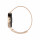 Forever AMOLED Elegant Tracker Wasserdicht IP67 Armband Uhr Bluetooth Smart Watch Schrittzähler Pulsmesser Rosegold