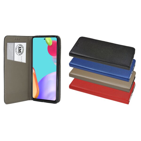 cofi1453 Buch Tasche "Smart" kompatibel mit SAMSUNG GALAXY A52 ( A525F ) Handy Hülle Etui Brieftasche Schutzhülle mit Standfunktion, Kartenfach