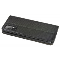 cofi1453 Buch Tasche "Smart" kompatibel mit SAMSUNG GALAXY A52 ( A525F ) Handy Hülle Etui Brieftasche Schutzhülle mit Standfunktion, Kartenfach Schwarz