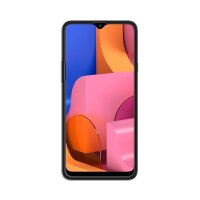 cofi1453® Silikon Hülle Basic kompatibel mit SAMSUNG GALAXY A20S ( A207F )  Case TPU Soft Handy Cover Schutz Schwarz