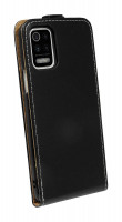 cofi1453® Flip Case kompatibel mit LG K52 Handy Tasche vertikal aufklappbar Schutzhülle Klapp Hülle Schwarz