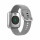 Forever Forevigo 2 Fitness Tracker Wasserdicht IP67 Multi-Sport-Funktion Armband Uhr Bluetooth Smart Watch Schrittzähler Pulsmesser Schwarz kompatibel mit Anrdoid iPhone, Silber