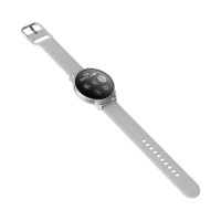 Forever Forevive 2 Fitness Tracker Wasserdicht IP67 Multi-Sport-Funktion Armband Uhr Bluetooth Smart Watch Schrittzähler Pulsmesser Schwarz kompatibel mit Anrdoid iPhone, Silber