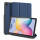 Buch Tasche Hartschale mit Smart Sleep Standfunktion kompatibel mit SAMSUNG GALAXY TAB S6 Lite 10.4 (P610) Tablet Hülle Etui Brieftasche Schutzhülle Blau