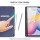 Buch Tasche Hartschale mit Smart Sleep Standfunktion kompatibel mit SAMSUNG GALAXY TAB S6 Lite 10.4 (P610) Tablet Hülle Etui Brieftasche Schutzhülle Blau