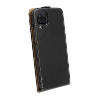 cofi1453® Flip Case kompatibel mit Samsung Galaxy A12 (A125F) Handy Tasche vertikal aufklappbar Schutzhülle Klapp Hülle Schwarz