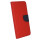 cofi1453® Buch Tasche "Fancy" kompatibel mit SAMSUNG GALAXY A72 (A725F) Handy Hülle Etui Brieftasche Schutzhülle mit Standfunktion, Kartenfach Rot-Blau