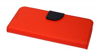 cofi1453® Buch Tasche "Fancy" kompatibel mit XIAOMI REDMI 9T Handy Hülle Etui Brieftasche Schutzhülle mit Standfunktion, Kartenfach Rot-Blau