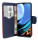 cofi1453® Buch Tasche "Fancy" kompatibel mit XIAOMI REDMI 9T Handy Hülle Etui Brieftasche Schutzhülle mit Standfunktion, Kartenfach Rot-Blau