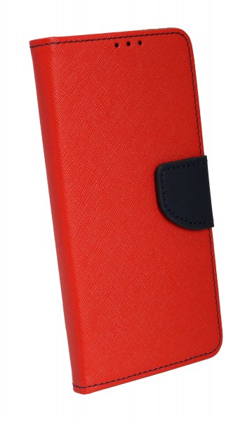 cofi1453® Buch Tasche "Fancy" kompatibel mit SAMSUNG GALAXY S21 (G991F) Handy Hülle Etui Brieftasche Schutzhülle mit Standfunktion, Kartenfach Rot-Blau