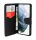 cofi1453® Buch Tasche "Fancy" kompatibel mit SAMSUNG GALAXY S21 PLUS (G996F) Handy Hülle Etui Brieftasche Schutzhülle mit Standfunktion, Kartenfach Schwarz