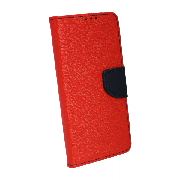cofi1453® Buch Tasche "Fancy" kompatibel mit SAMSUNG GALAXY S21 PLUS (G996F) Handy Hülle Etui Brieftasche Schutzhülle mit Standfunktion, Kartenfach Rot-Blau