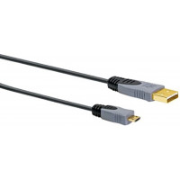 SCHWAIGER USB 2.0 A/USB 2.0 Micro-B 2m - USB Kabel (2 m,...