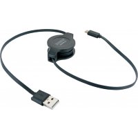 Schwaiger B631 1129 flaches ausziehbares Micro-USB...