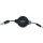Schwaiger B631 1129 flaches ausziehbares Micro-USB Sync/Ladekabel (1,2 m) schwarz
