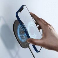 Baseus Light Magnetic Wireless Charger Schnell-Ladegerät Kabelloses Laden Gaming kompatibel mit Smartphones , schwarz