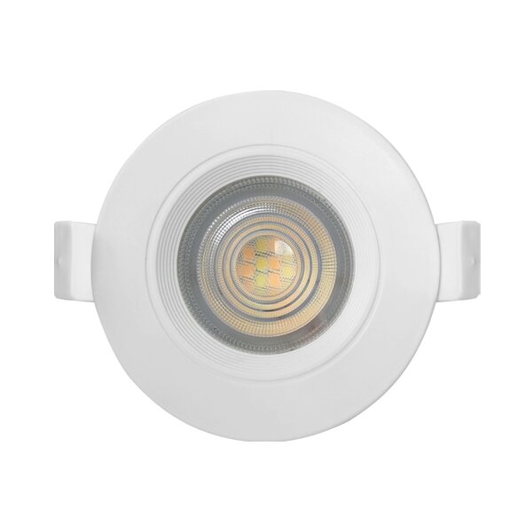 Braytron Einbauleuchte Spot LED 7W 560 Lumen SQR Ø70mm Wasserdicht IP54 Downlight 3000K-6500K Rund Weiß