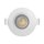 Braytron Einbauleuchte Spot LED 7W 560 Lumen SQR Ø70mm Wasserdicht IP54 Downlight 3000K-6500K Rund Weiß