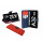cofi1453® Buch Tasche "Fancy" kompatibel mit Samsung Galaxy A32 5G (A326F) Handy Hülle Etui Brieftasche Schutzhülle mit Standfunktion, Kartenfach Rot-Blau