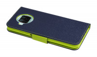 cofi1453® Buch Tasche "Fancy" kompatibel mit XIAOMI MI 10T LITE Handy Hülle Etui Brieftasche Schutzhülle mit Standfunktion, Kartenfach Blau-Grün