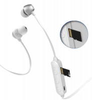Kaku Magnetic Wireless Bluetooth Kopfhörer Headset Earphone Sport Gym Running, weiß