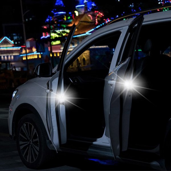 Baseus 2x selbstklebendes Auto-LED-Licht LED-Warnleuchte zum Öffnen der Autotür Pkw Leuchte Wasserdicht in