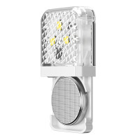 Baseus 2x selbstklebendes Auto-LED-Licht LED-Warnleuchte zum Öffnen der Autotür Pkw Leuchte Wasserdicht in Weiß