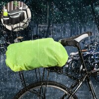 Universal Regenabdeckung Regenschutz Regenhülle für Fahrradtasche Gepäcktasche grün