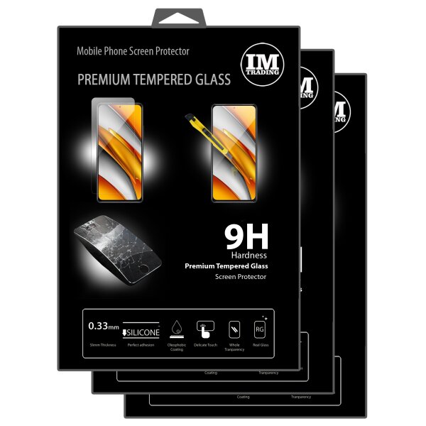 cofi1453 3X Panzer Schutz Glas 9H Tempered Glass Display Schutz Folie Display Glas Screen Protector kompatibel mit XIAOMI POCO F3