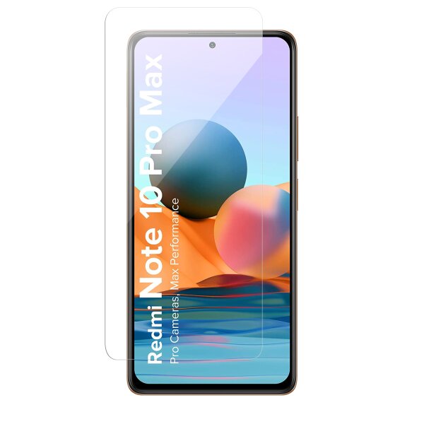 cofi1453® Schutzglas 9H kompatibel mit XIAOMI REDMI NOTE 10 PRO MAX Displayschutzfolie Panzerfolie Passgenau Glas